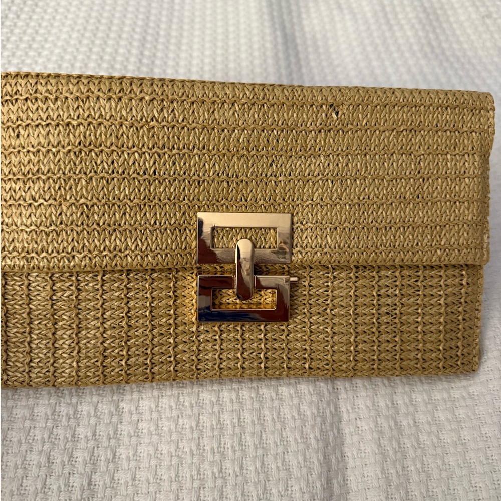 Elegant Gold Clutch Bag